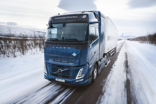 Volvo FH Aero op waterstof